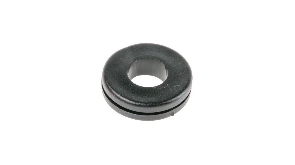 Cable Grommet, 10mm, Black